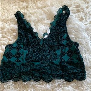 FP lace tank bralette